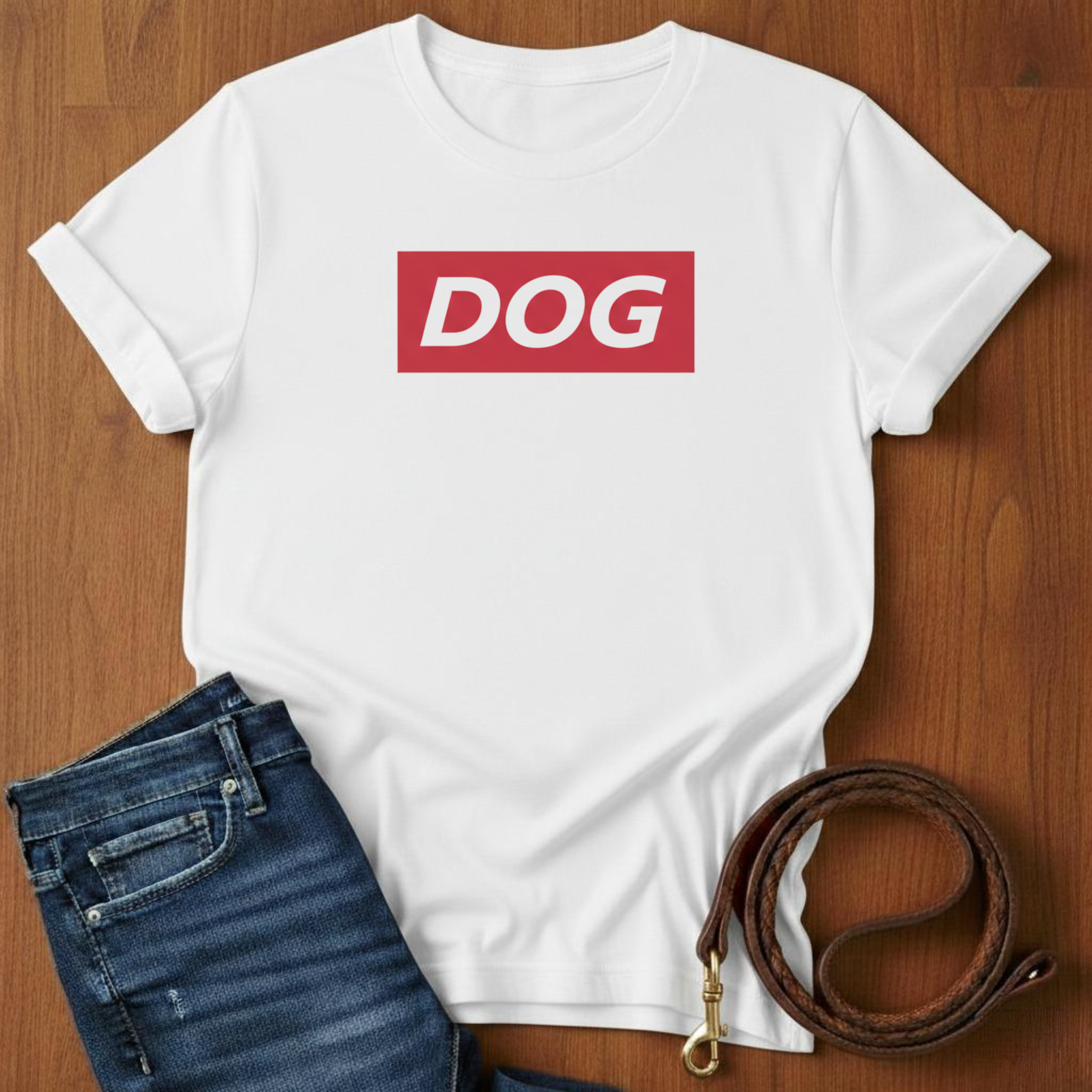 Red Dog T-Shirt — alternate color — Always My Dog