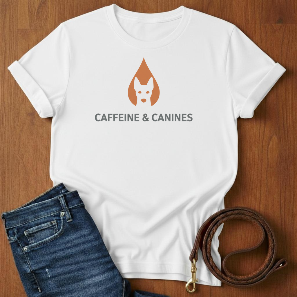 Caffeine and Canines T-Shirt