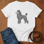 Poodle and Vines T-Shirt — alternate color — Always My Dog