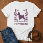 Scottish Terrier Farmhand T-Shirt — alternate color — Always My Dog