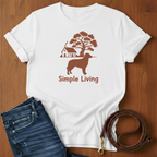 Simple Living Golden Retriever T-Shirt
