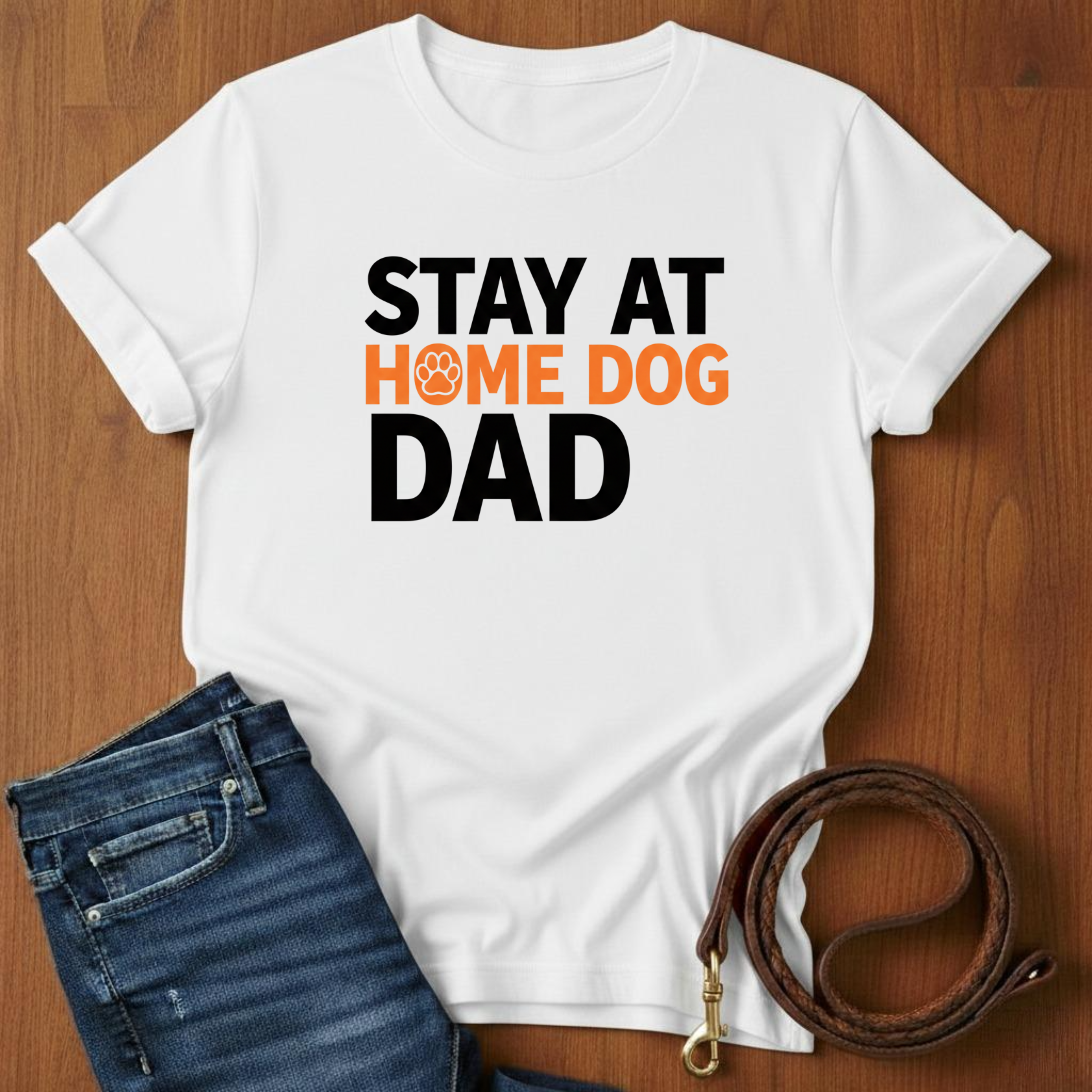 Stay At Home Dog Dad T-Shirt