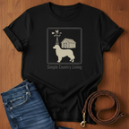 Simple Country Living Golden Retriever T-Shirt