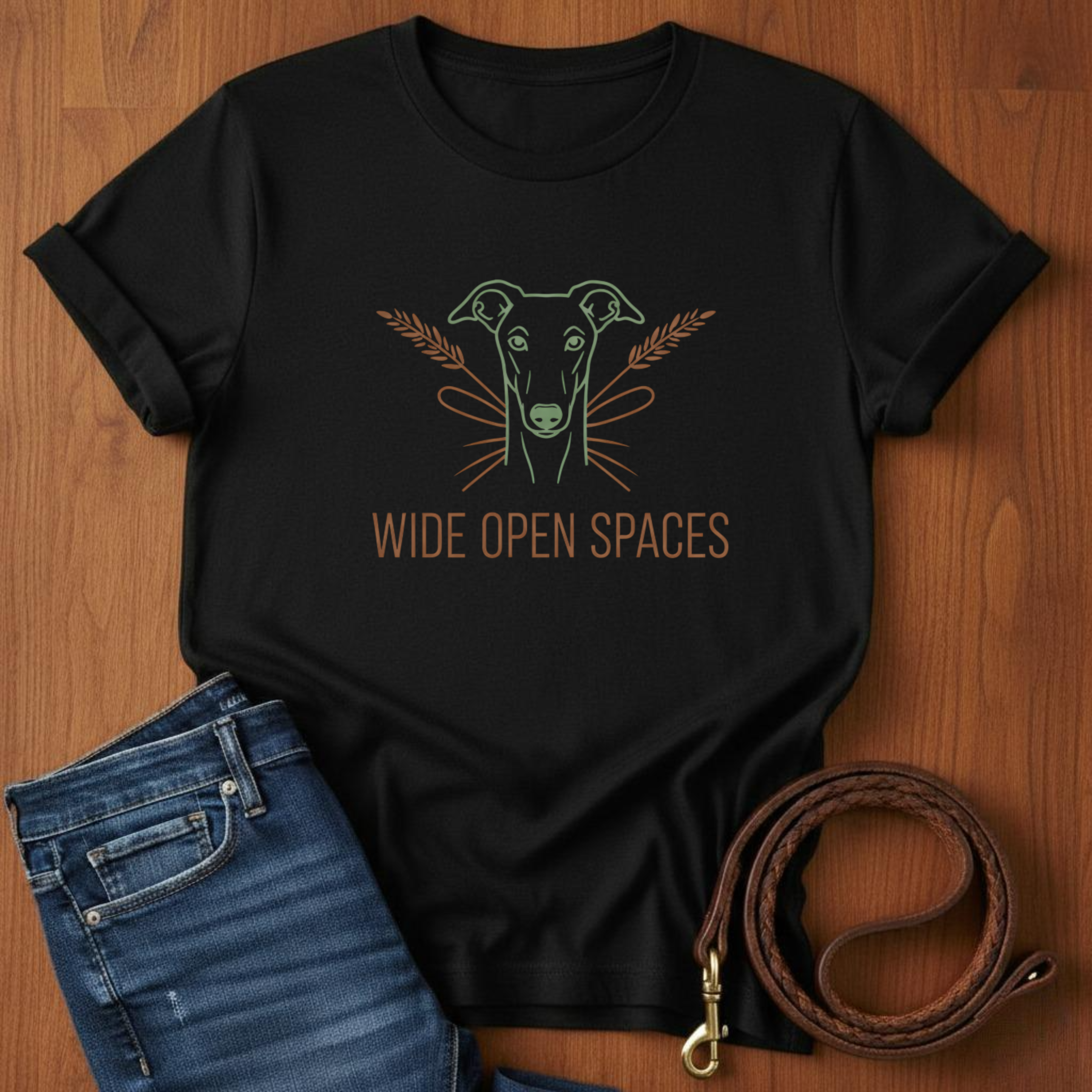 Wide Open Spaces Greyhound T-Shirt