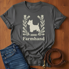 Scottish Terrier Farmhand T-Shirt — Scottish Terrier lover t-shirt by Always My Dog
