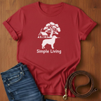 Simple Living Golden Retriever T-Shirt