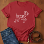 Yorkshire Terrier in Flowers T-Shirt