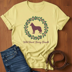 Wild Heart, Berry Breath Border Collie T-Shirt