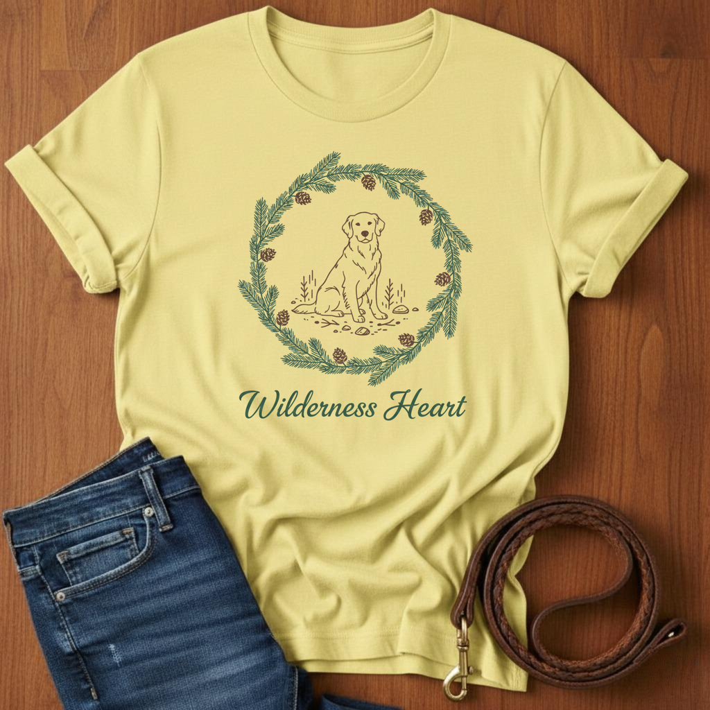 Wilderness Heart Golden Retriever T-Shirt