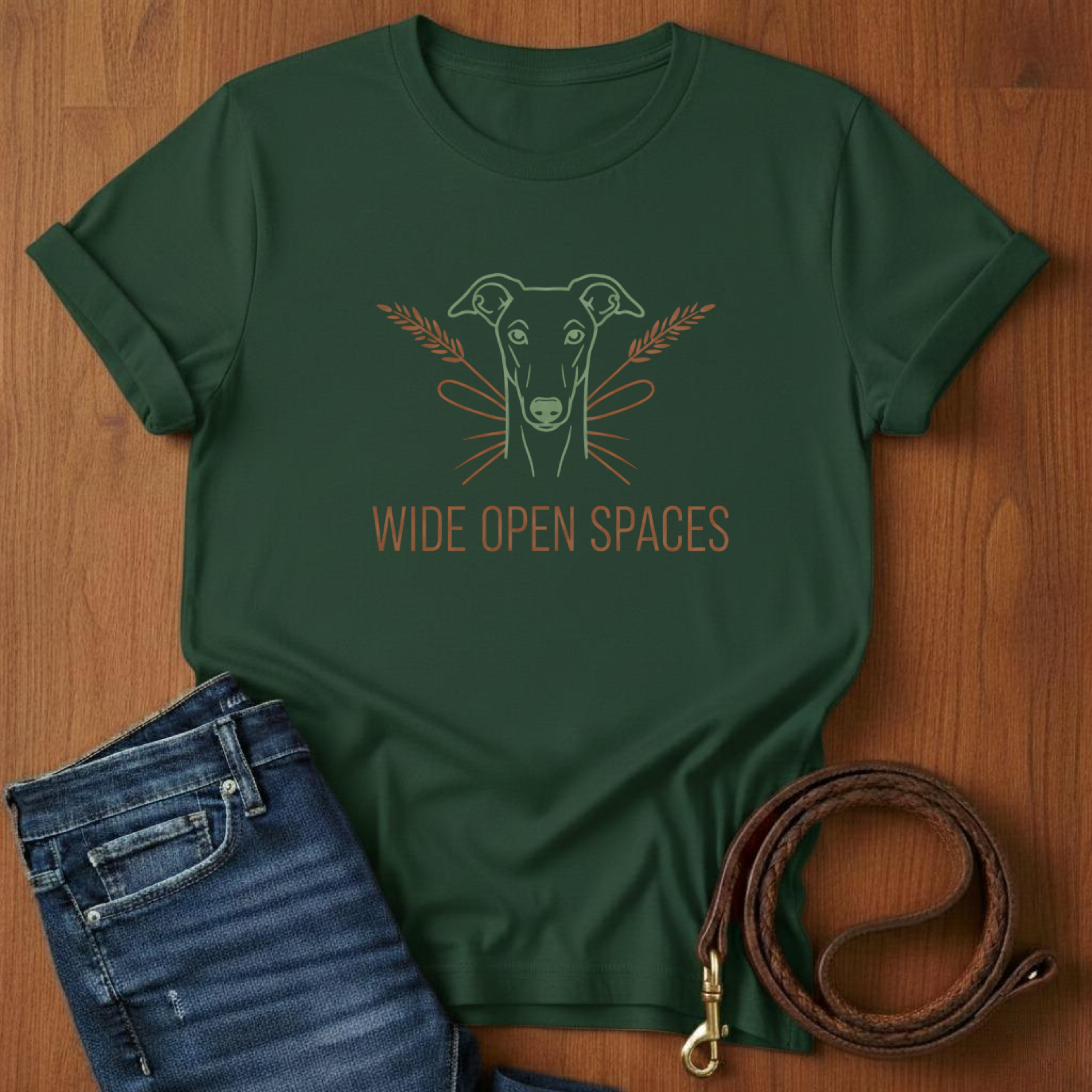 Wide Open Spaces Greyhound T-Shirt