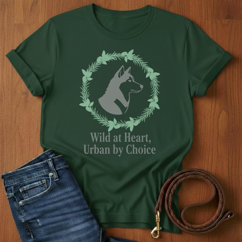 Wild at Heart, Urban By Choice Akita T-Shirt