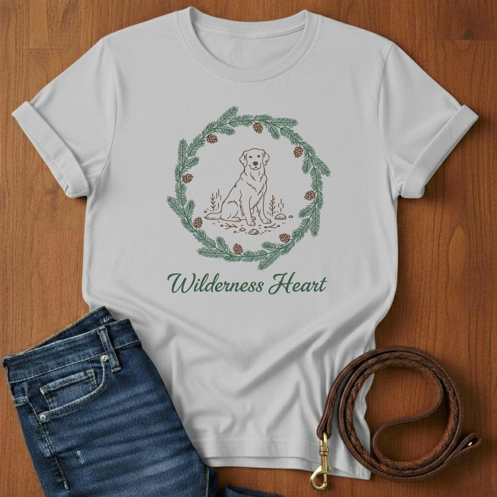 Wilderness Heart Golden Retriever T-Shirt