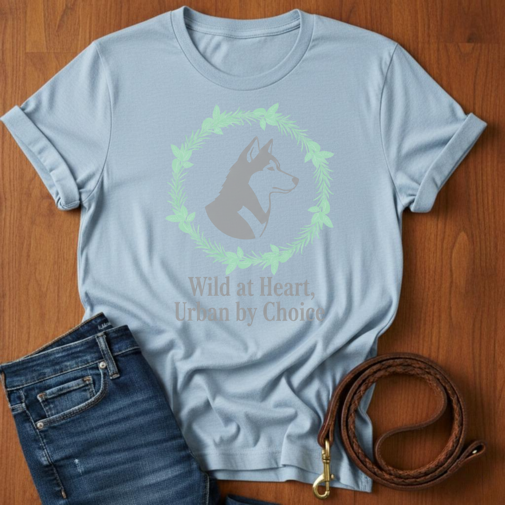 Wild at Heart, Urban By Choice Akita T-Shirt