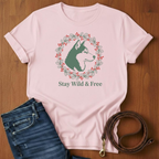Stay Wild & Free Akita T-Shirt