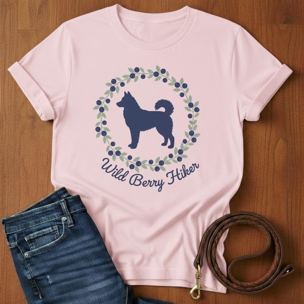 Wild Berry Hiker Akita T-Shirt