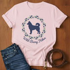 Wild Berry Hiker Akita T-Shirt
