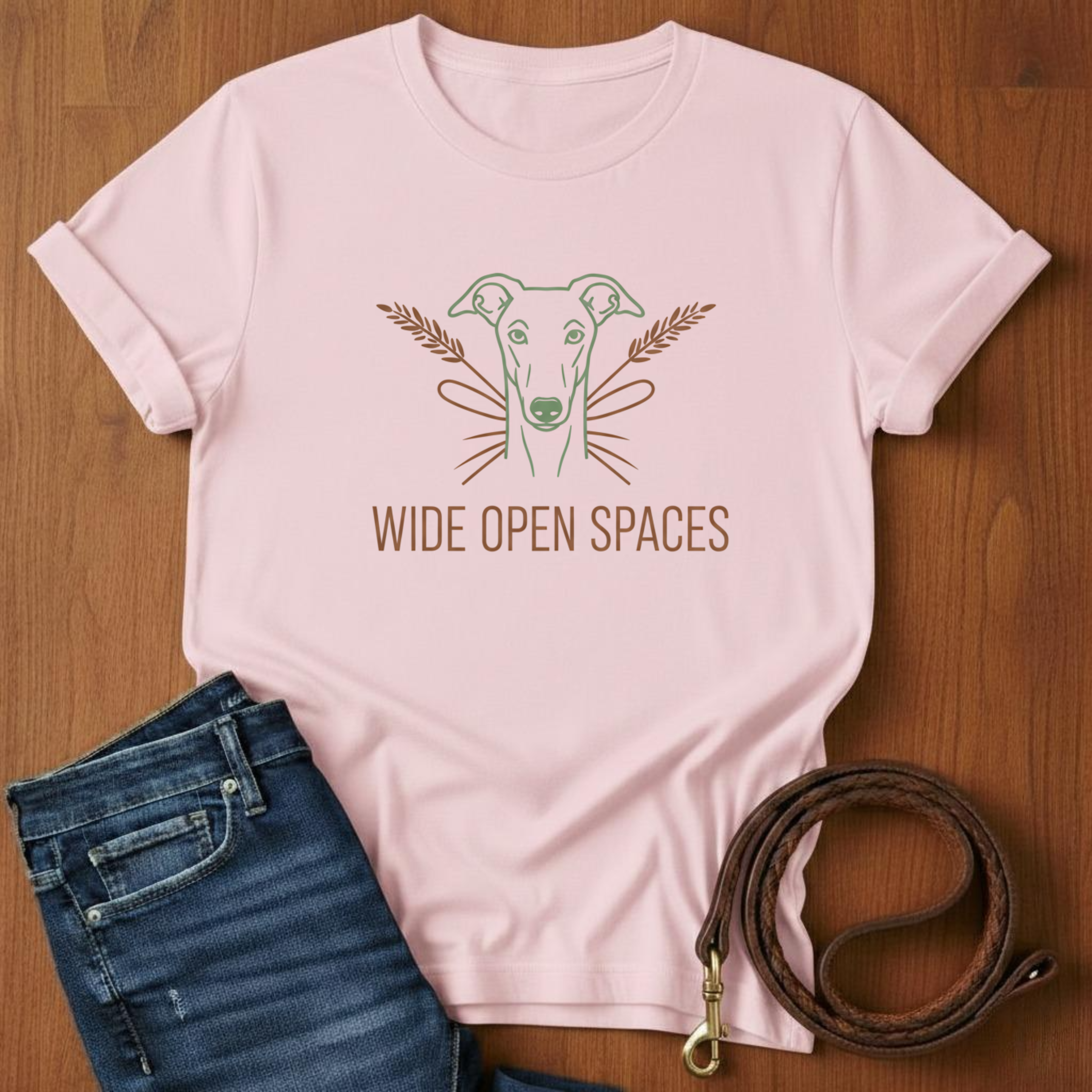 Wide Open Spaces Greyhound T-Shirt
