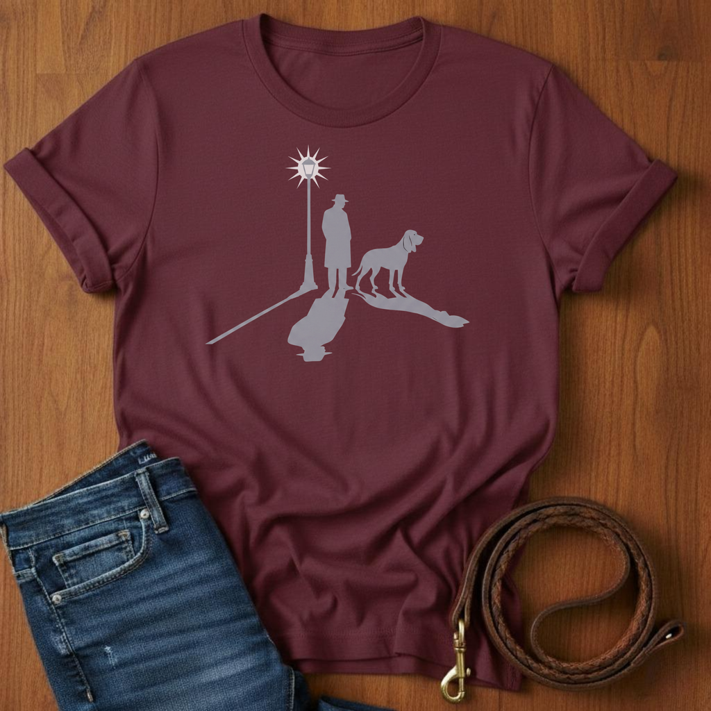 Cinematic Man and Dog T-Shirt