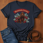 Mountain Grown Basset Hound T-Shirt — alternate color — Always My Dog