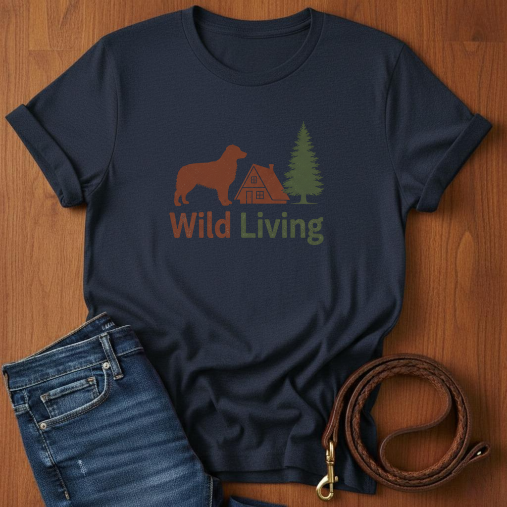Wild Living Golden Retriever T-Shirt