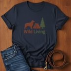 Wild Living Golden Retriever T-Shirt