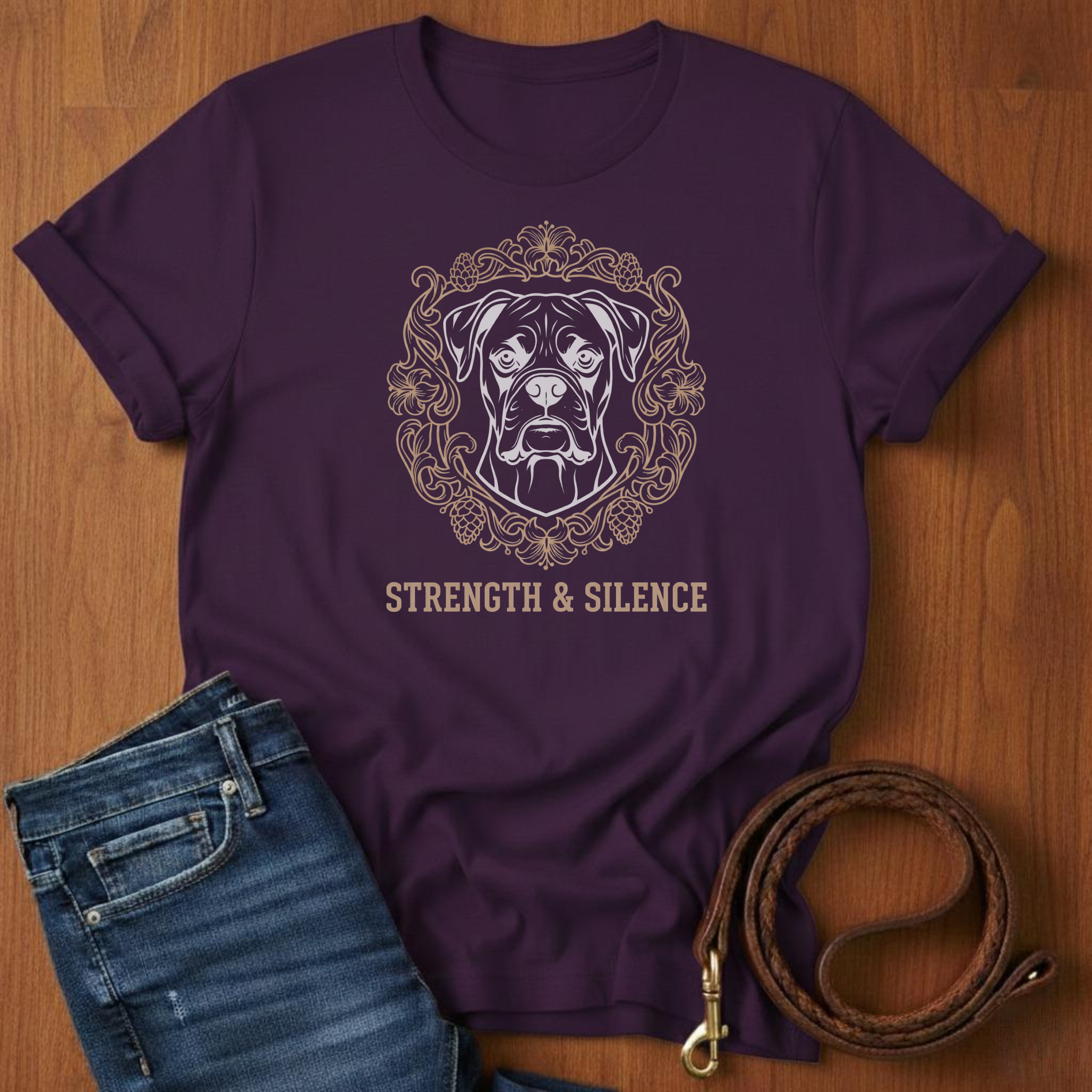 Strength & Silence Boxer T-Shirt