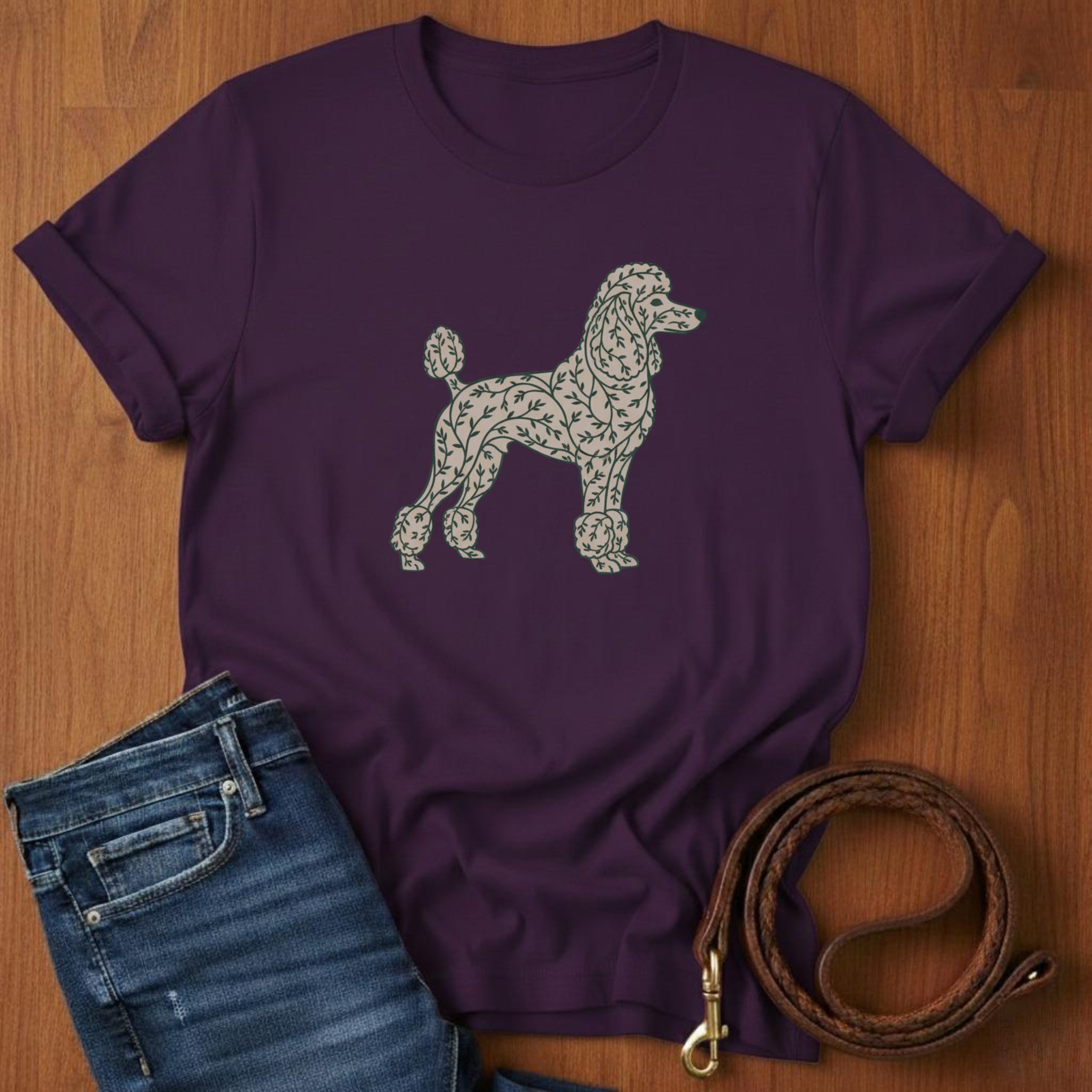 Willow Branch Poodle T-Shirt