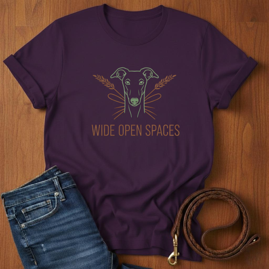 Wide Open Spaces Greyhound T-Shirt