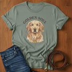 Golden Soul T-Shirt — lifestyle shot — Always My Dog
