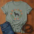 Wild at Heart Border Collie T-Shirt