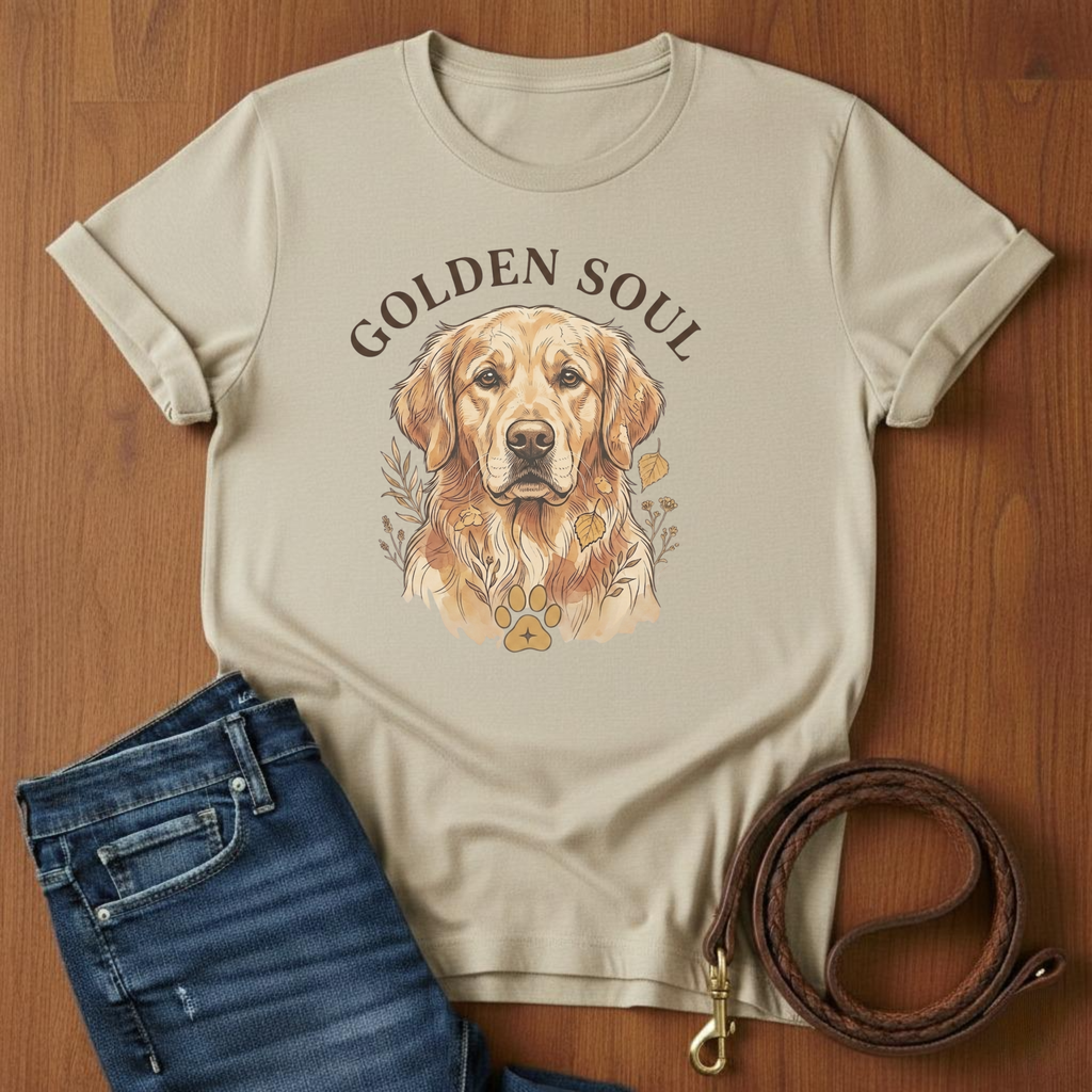 Golden Soul T-Shirt — alternate color — Always My Dog