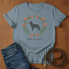 Wild at Heart Border Collie T-Shirt