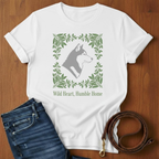 Wild Heart, Humble Home Akita T-Shirt