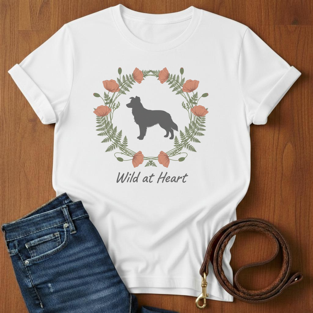 Wild at Heart Border Collie T-Shirt